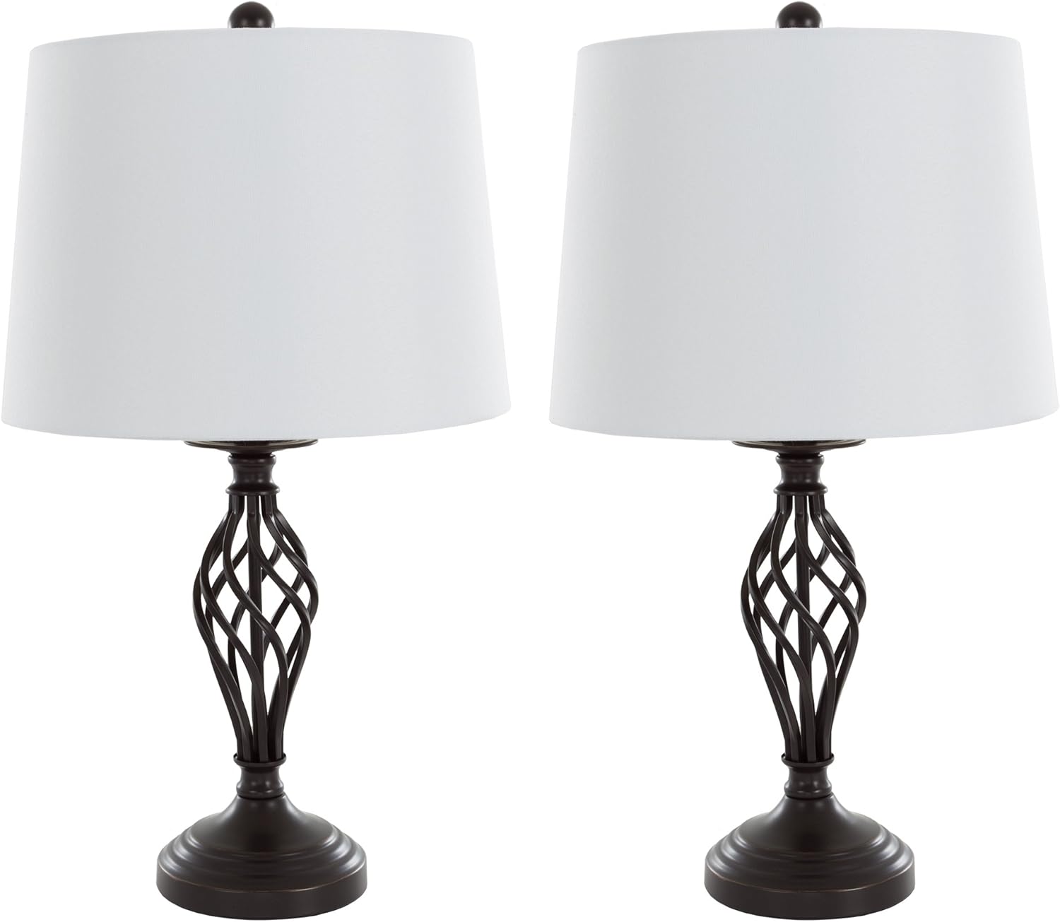 Farmhouse Metal Table Lamp — Set of 2 - View 2