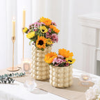 Boho Beige Flower Vase — Set of 2 - View 5