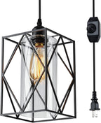 Farmhouse Black Pendant Light — Black