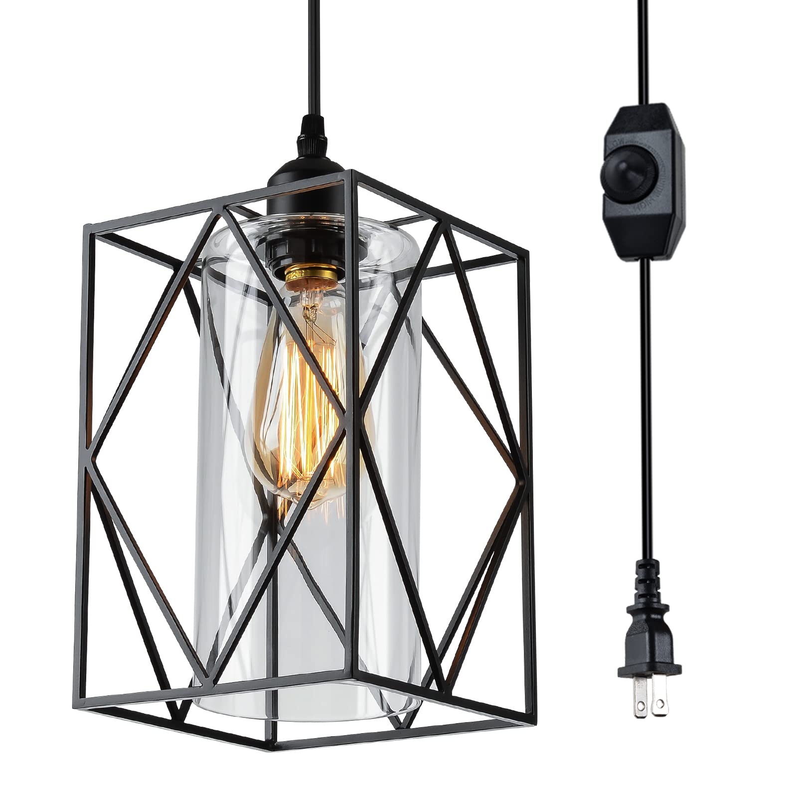 Farmhouse Black Pendant Light
