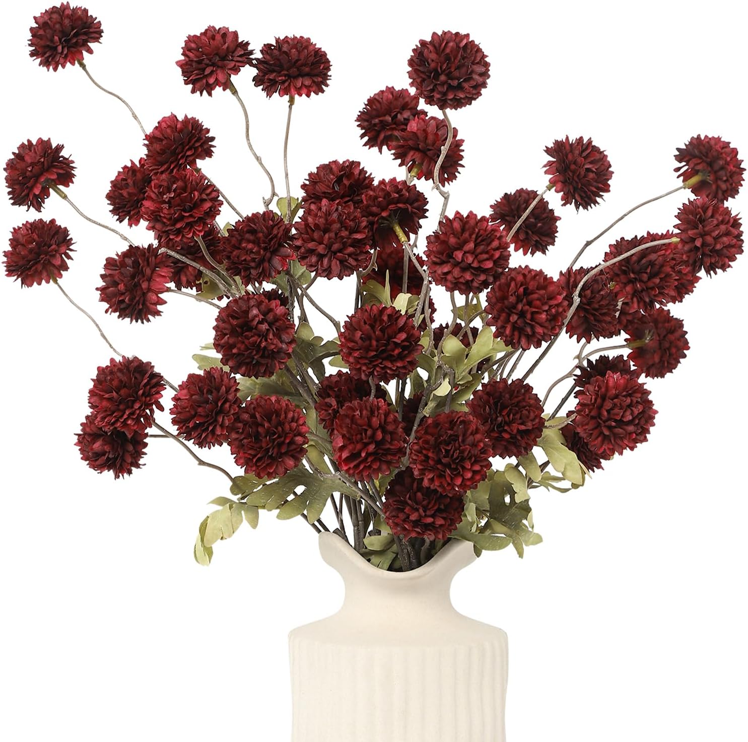 Beige Artificial Flowers — 9pcs