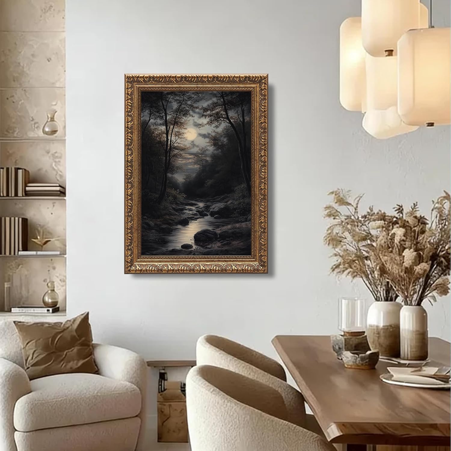 Framed Luxe Fabric Wall Decor — 8" - View 5