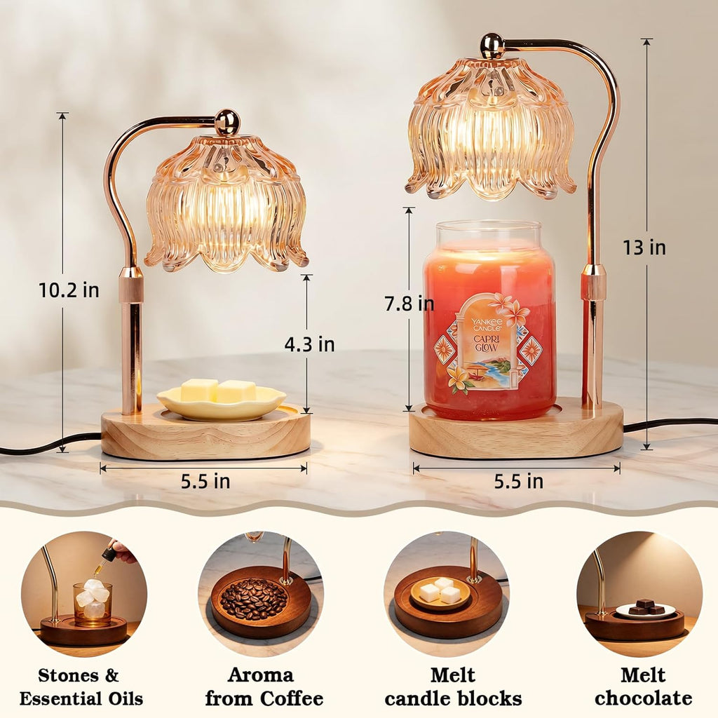 Adjustable Blue Table Lamp - View 2