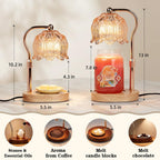 Adjustable Blue Table Lamp - View 2
