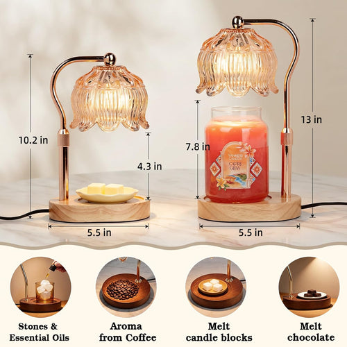 Adjustable Blue Table Lamp - View 2