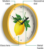 Round Beige Wall Clock — 8" - View 5
