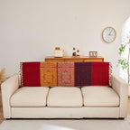 Chenille Boho Beige Throw Pillow — 60" - View 6
