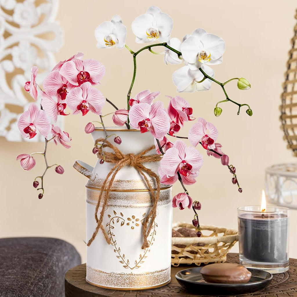 Farmhouse Metal Flower Vase — 5" - View 6