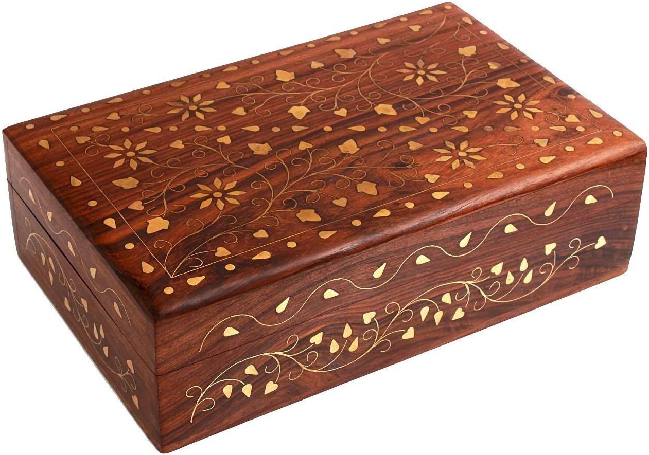 Luxe Wood Storage Basket — 8x5 - View 6