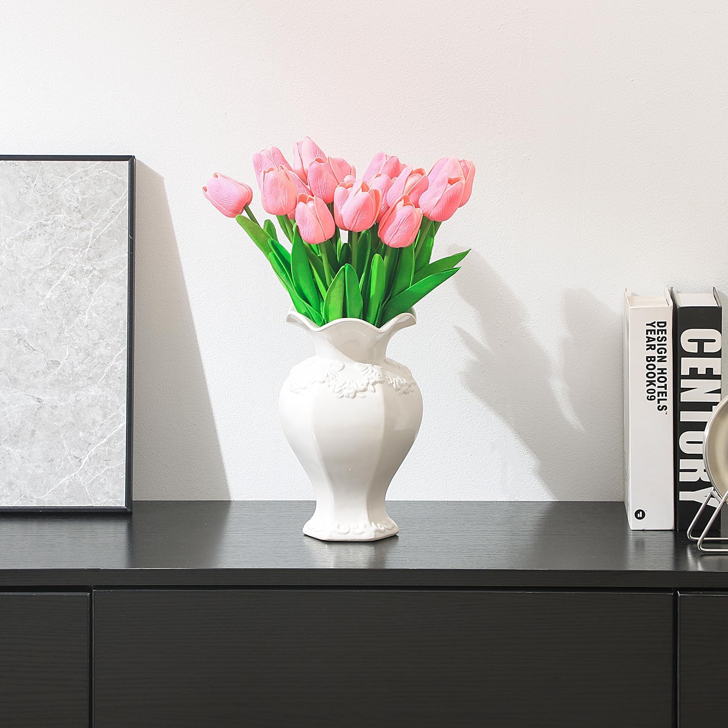 Boho Black Flower Vase — 5" - View 2