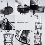 Black Pendant Light - View 6