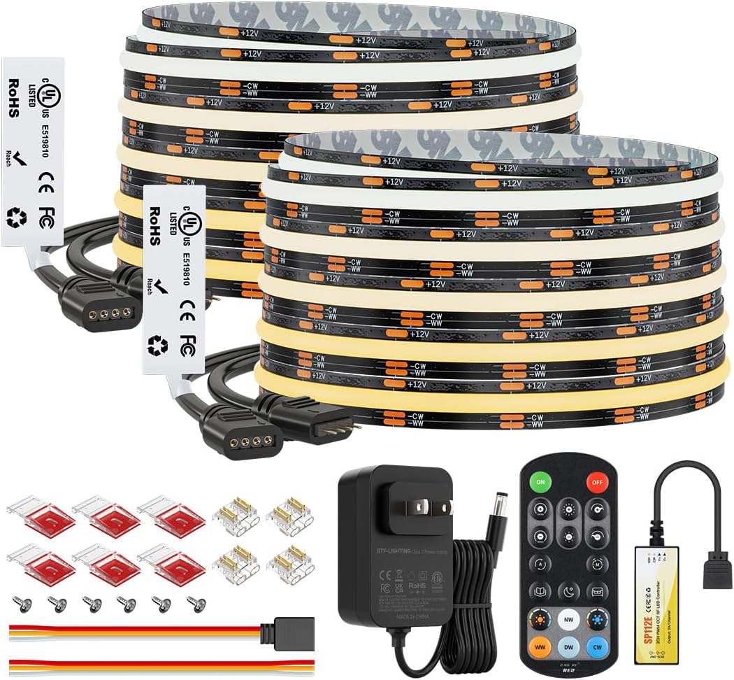 Dimmable Metal LED Strip Light — 2X16 — DC12V IP30