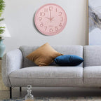 Battery Operated Beige Wall Clock - View 3