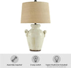 Farmhouse Ceramic Table Lamp — 27" - View 4