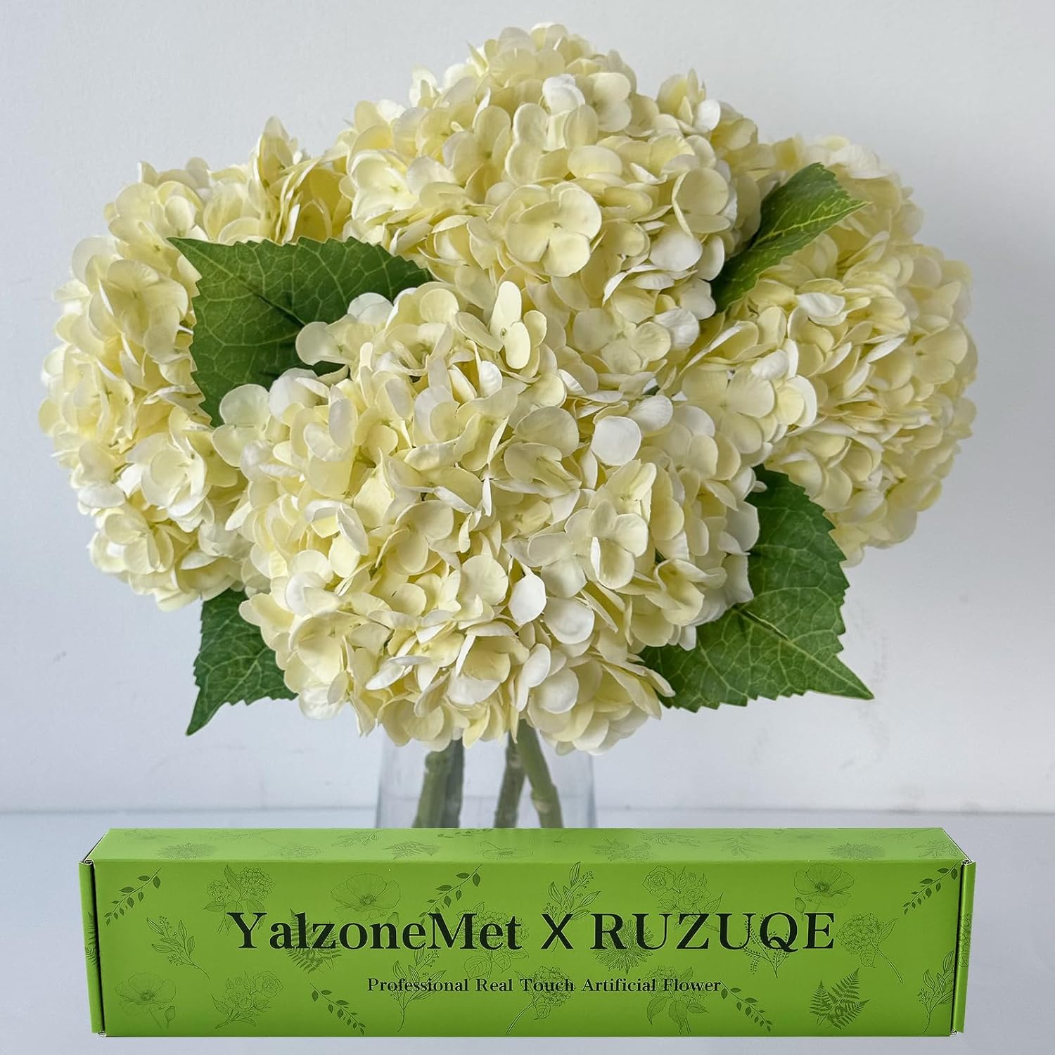 Beige Artificial Plant — 21" — Beige Creamy