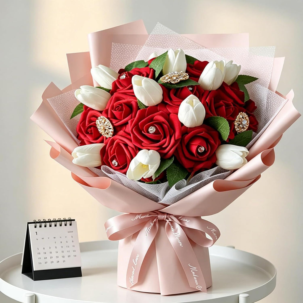 Beige Artificial Flowers - View 2