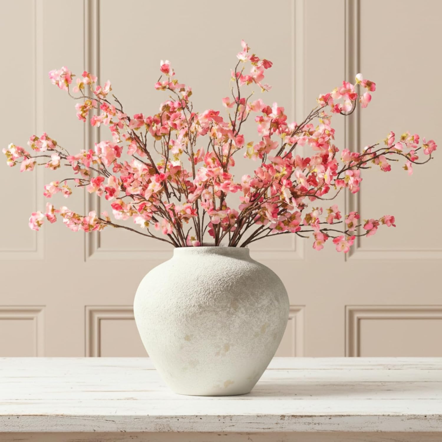 Pink Artificial Flowers — 33.5" — Pink