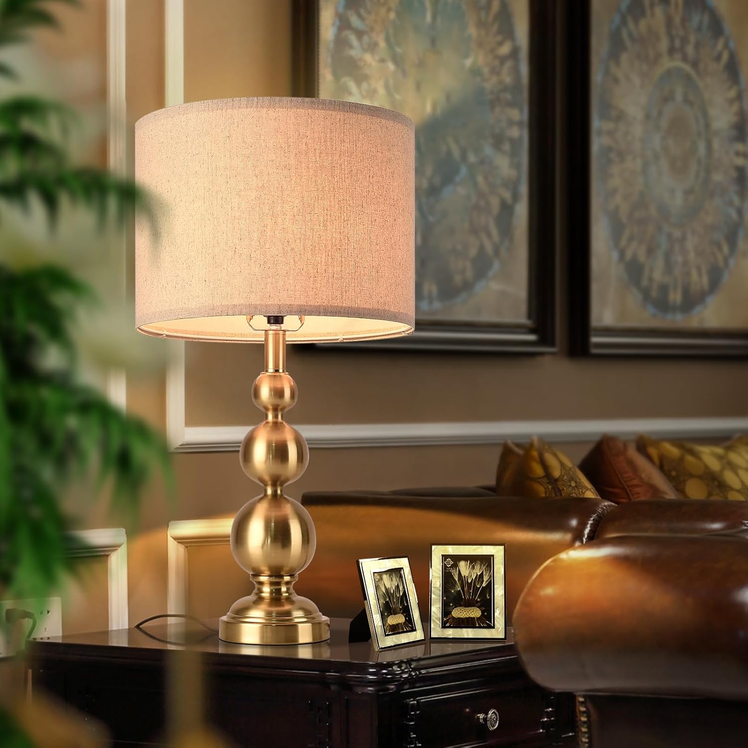 Luxe Black Table Lamp — 24.4" - View 4