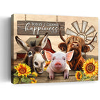 Farmhouse Brown Wall Decor — 12"