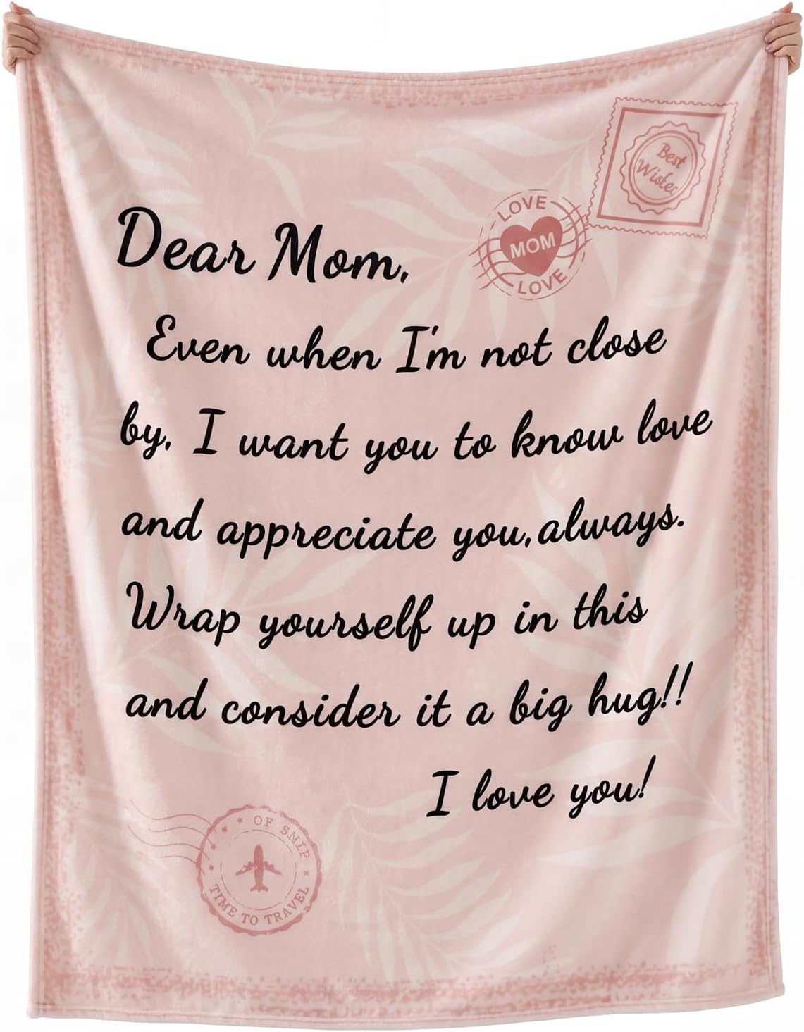 Beige Throw Pillow — 30" — Mom-postcard