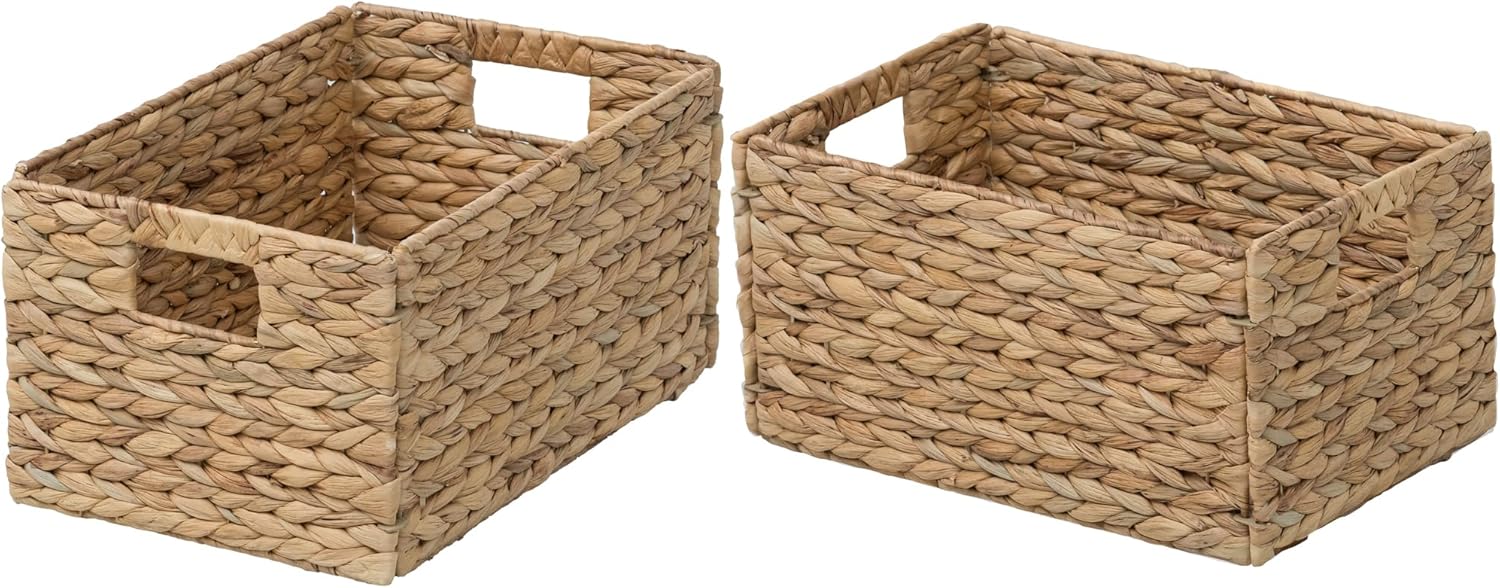 Boho Metal Storage Basket — 12" — 13.25"x9"x7"