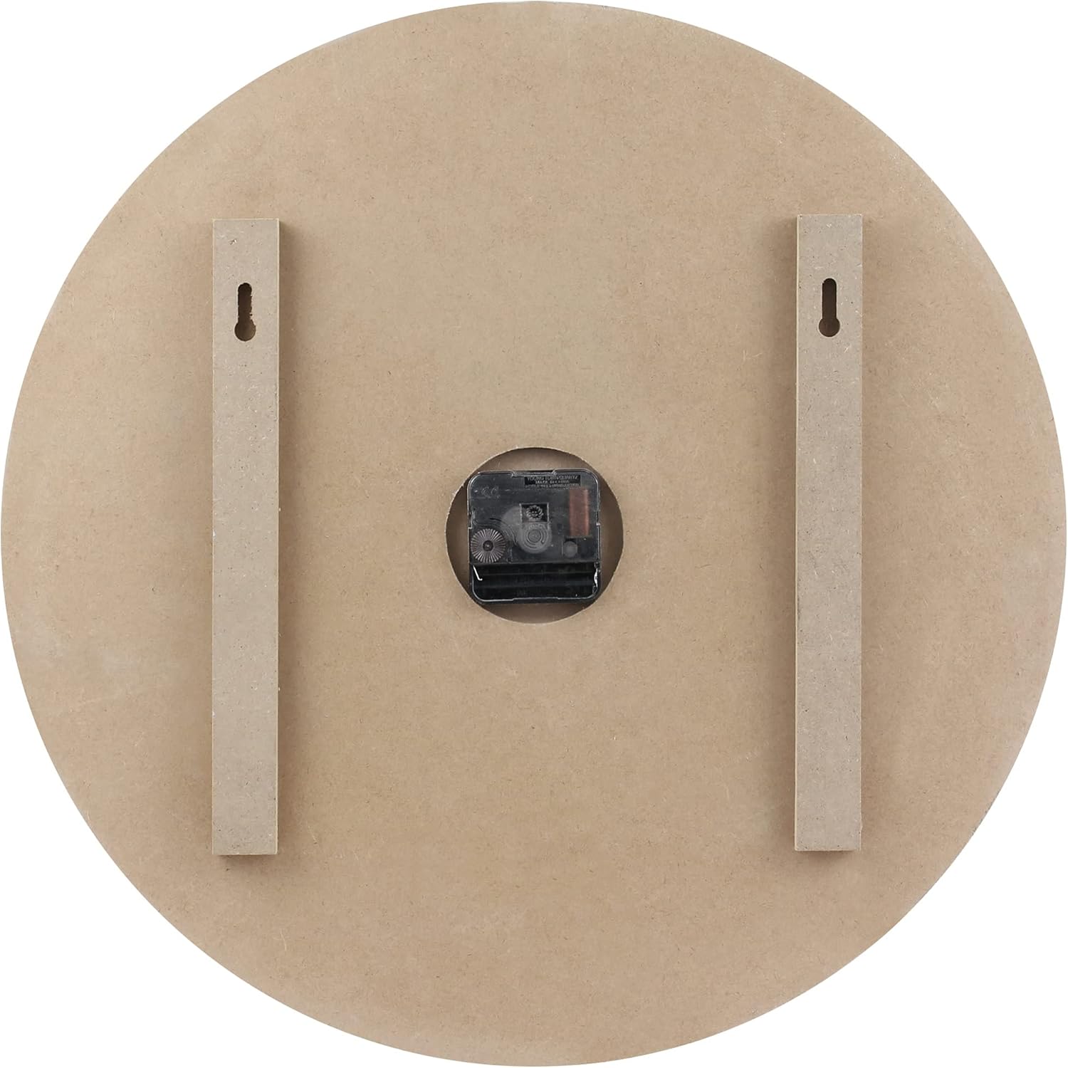 Battery Operated Farmhouse Wood Wall Clock — 18" - View 3