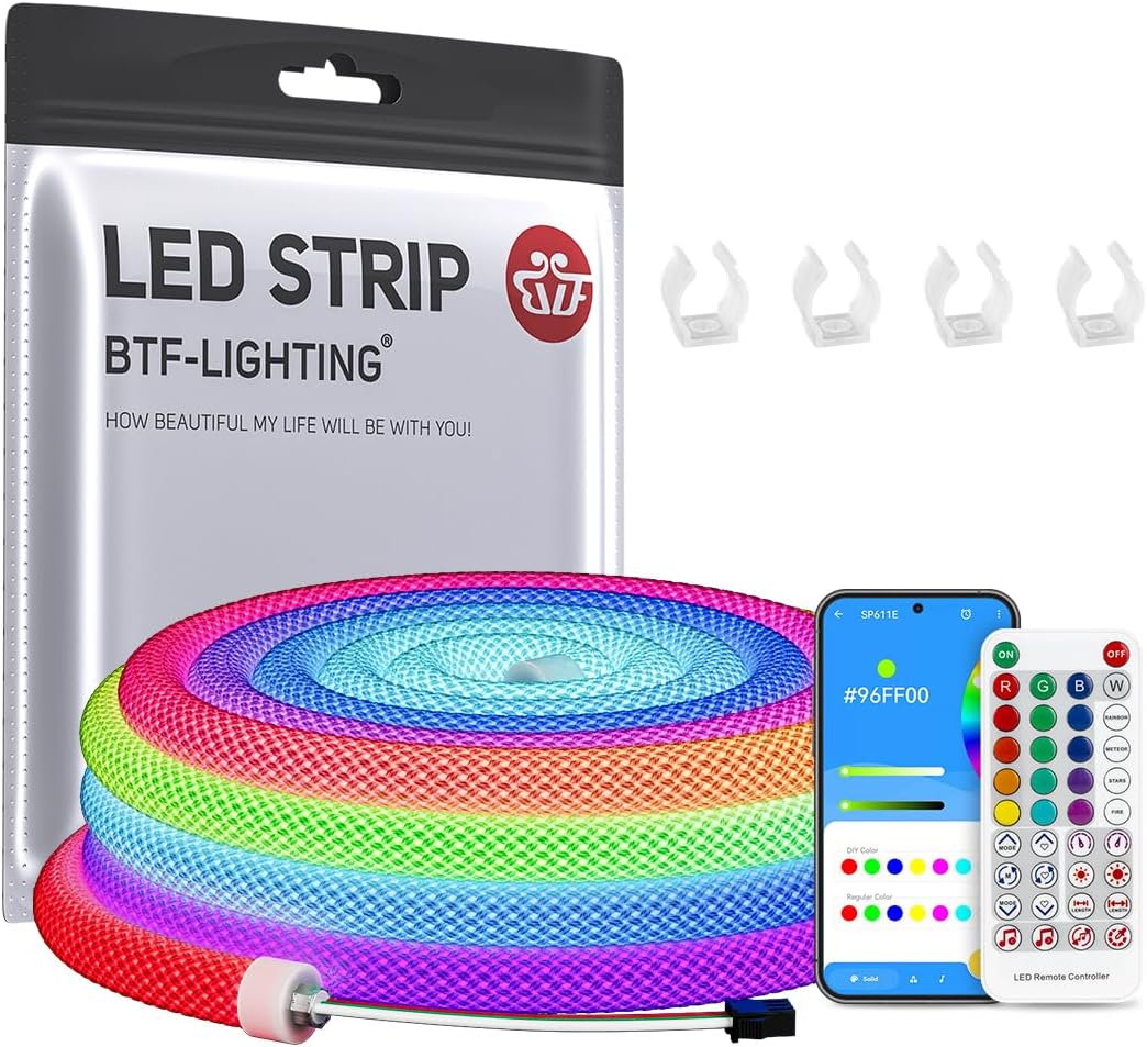 USB Metal LED Strip Light — 6.56 FT-USB Controller Kit