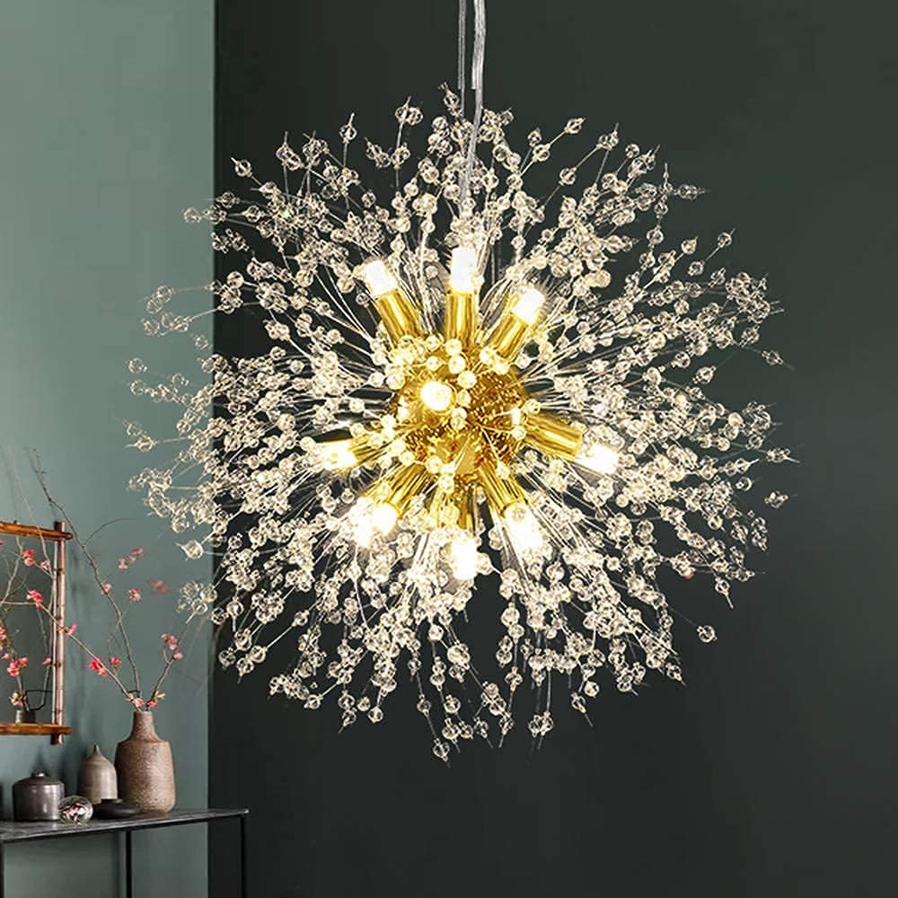 Luxe Gold Chandelier — 9-Light — 12-Lights
