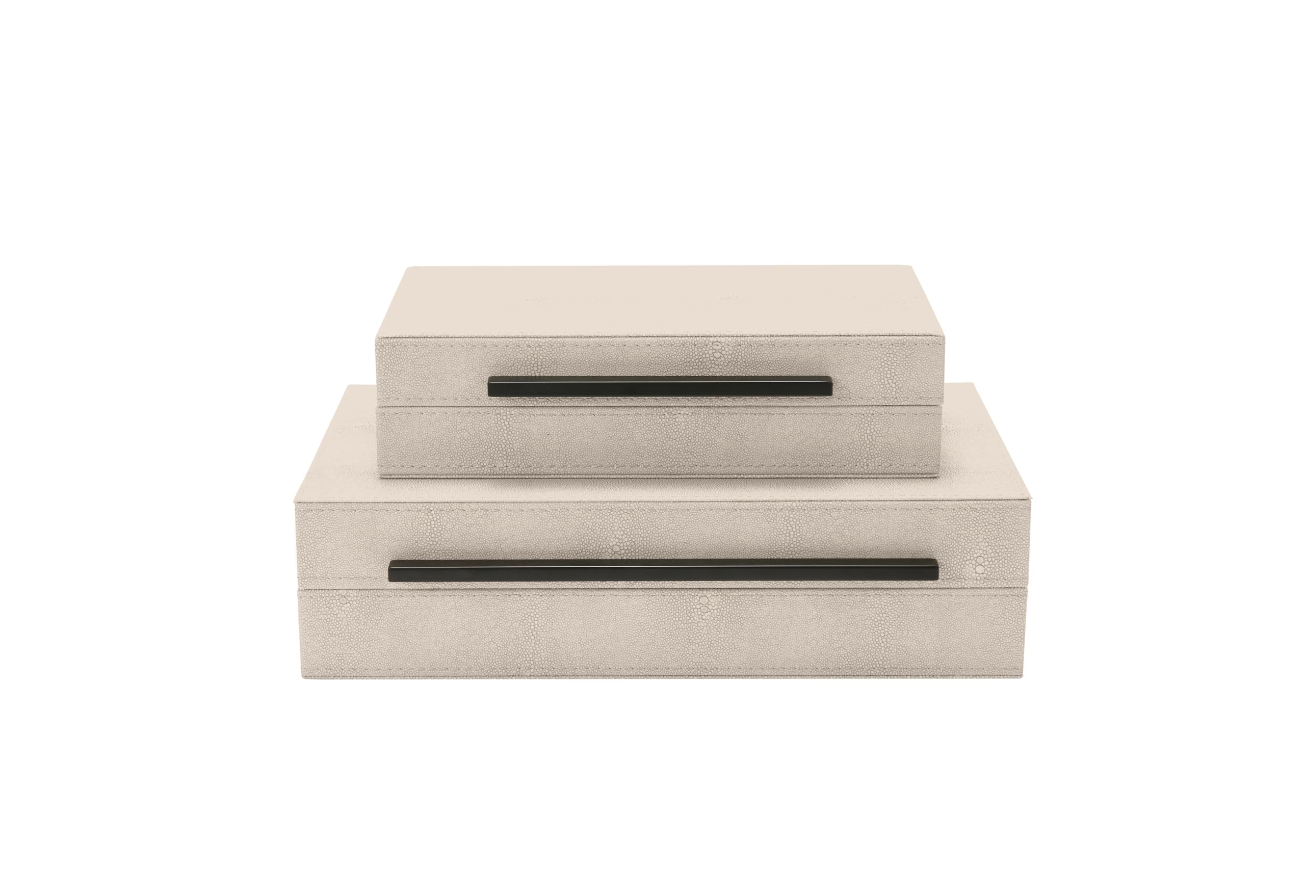 Modern Beige Storage Basket — Set of 2