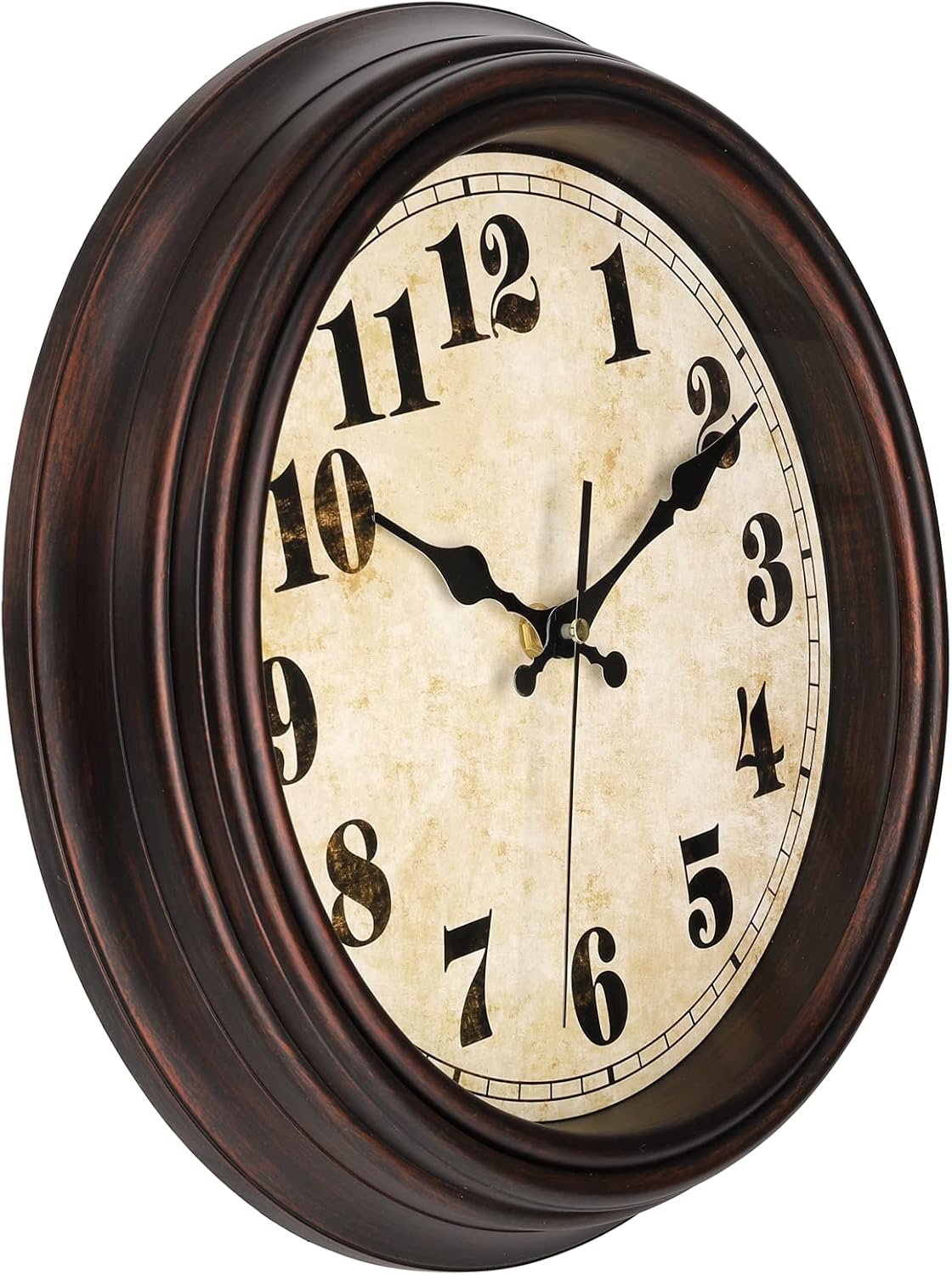 Battery Operated Farmhouse Wall Clock — 12" - View 2