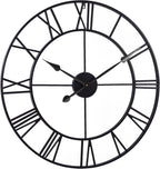 Modern Black Wall Clock — 30" - View 7