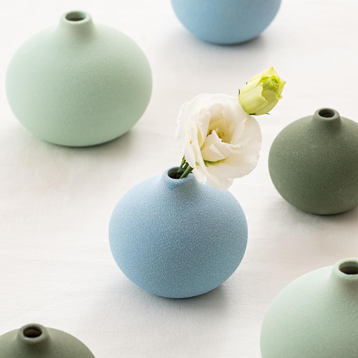 Modern Ceramic Flower Vase — Set of 3 - View 5