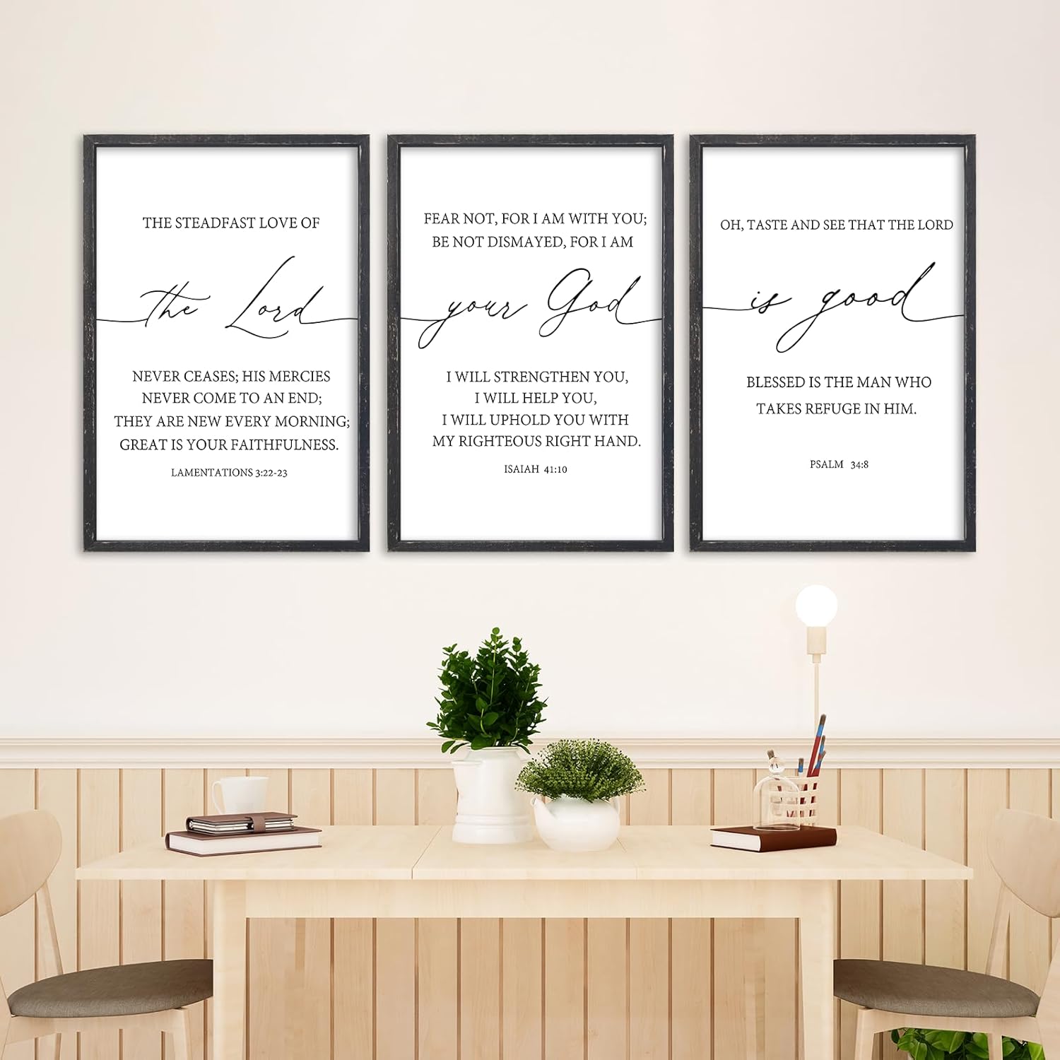 Framed Farmhouse Black Wall Art — 24" - View 3