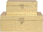 Luxe Gold Storage Basket — Set of 2 - View 4