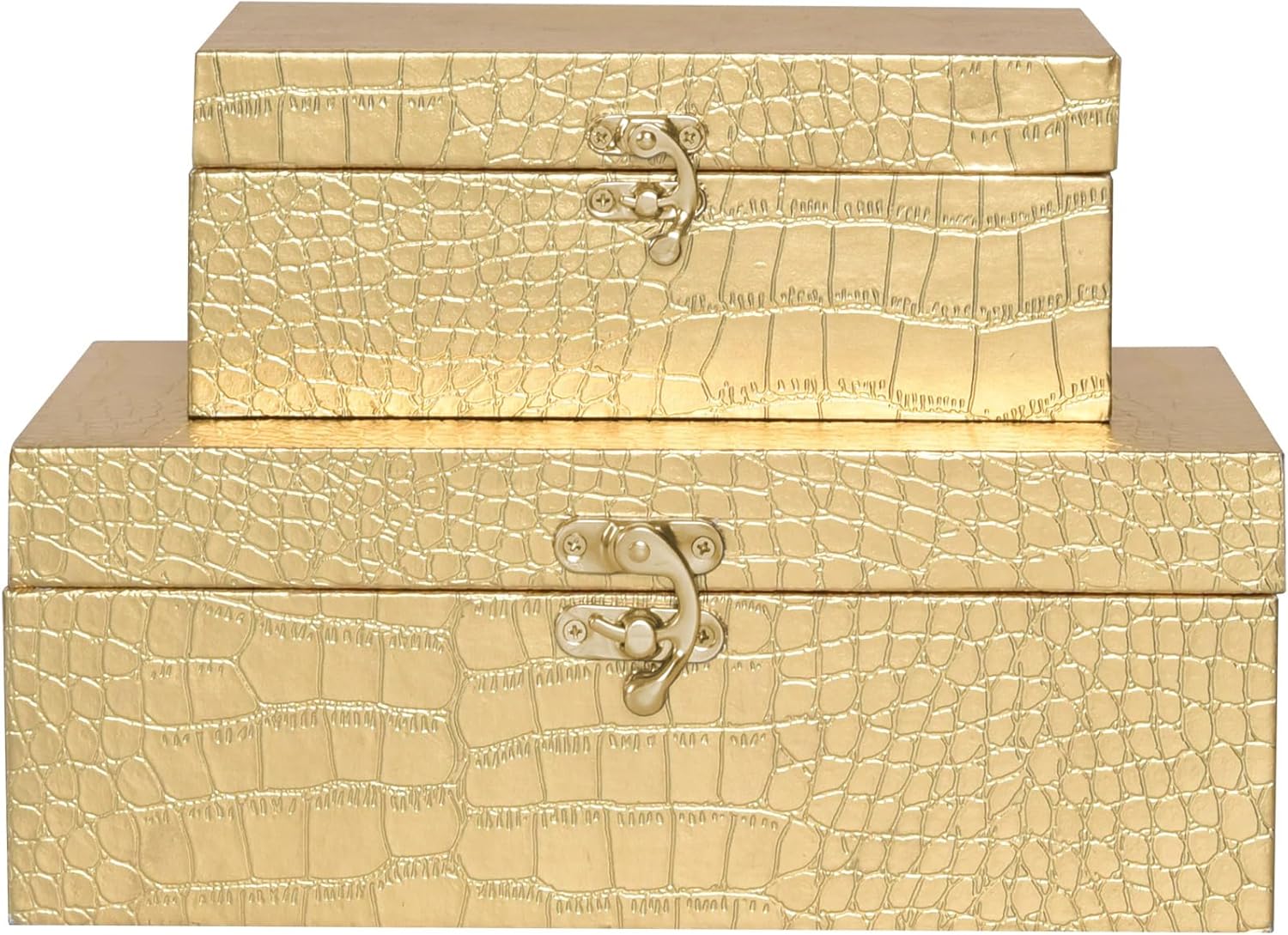 Luxe Gold Storage Basket — Set of 2 - View 4