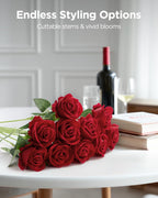 Velvet Luxe Black Artificial Flowers - View 3
