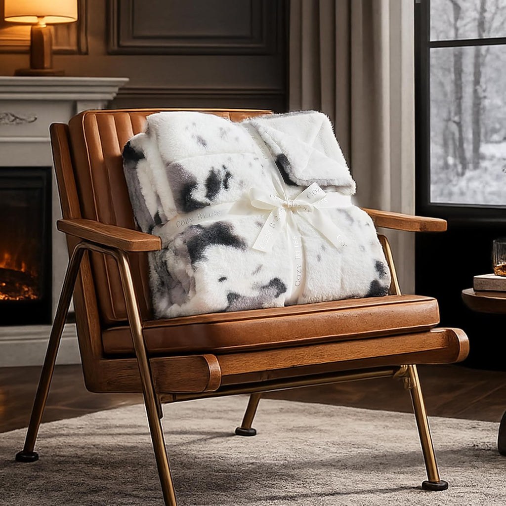 Black Throw Pillow — 50" - View 4