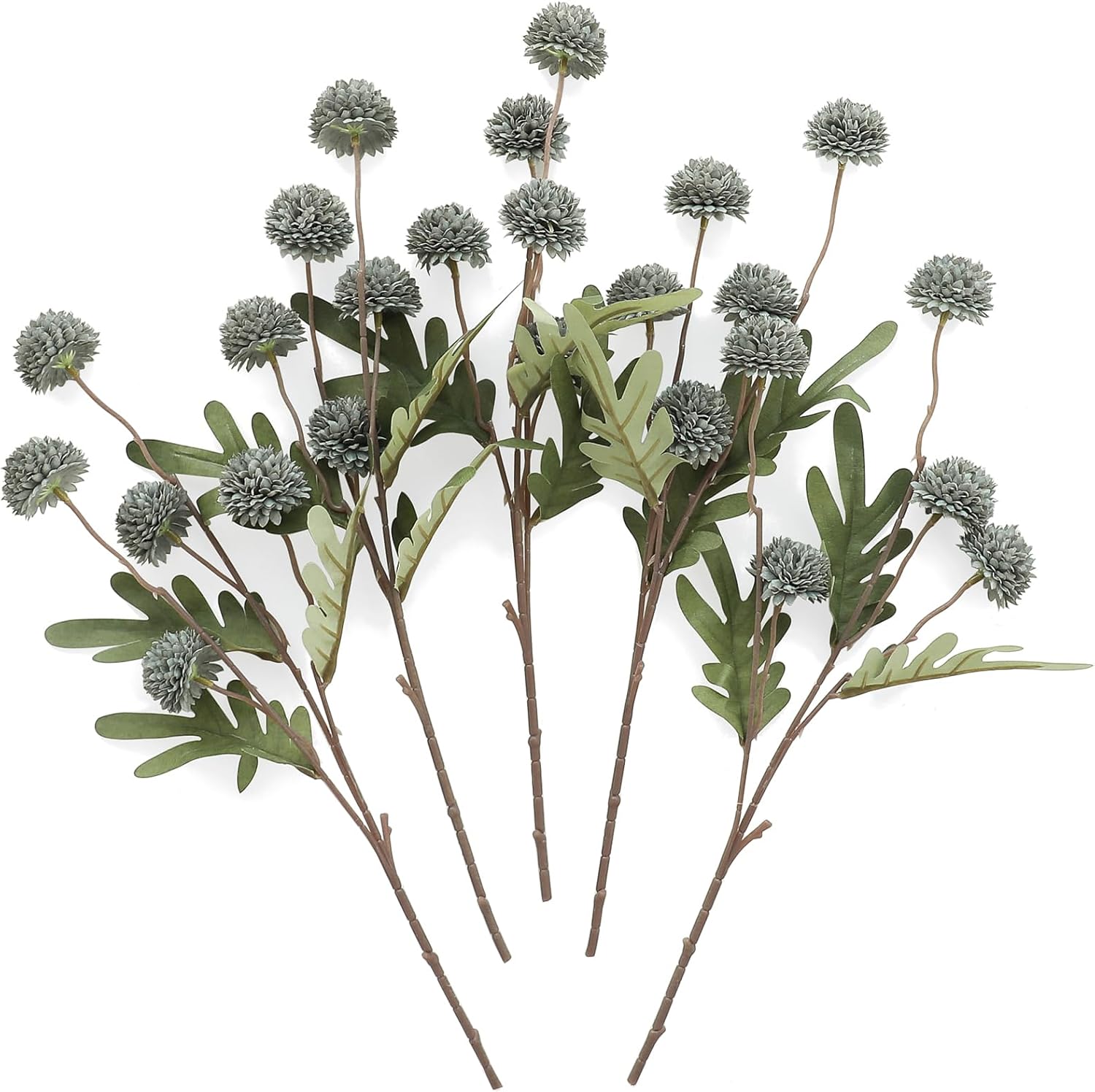 Beige Artificial Flowers — Dusty Sage Green