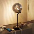 Dimmable Mid-Century Glass Table Lamp — Metro Sphere Glass Table Lamp