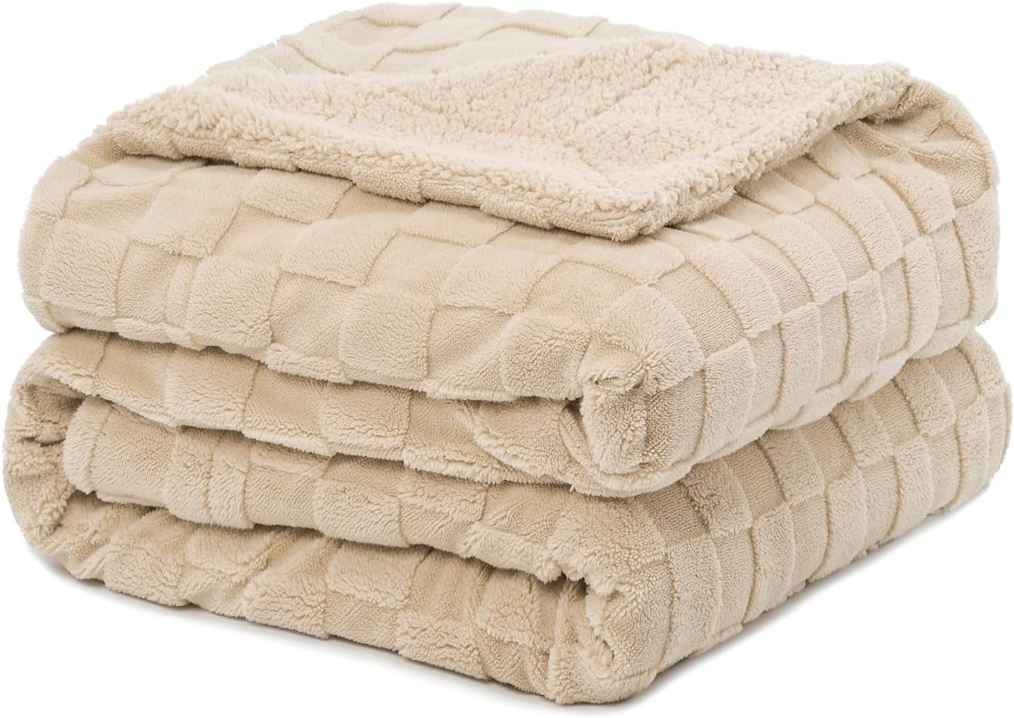 Beige Throw Pillow — 50" — Khaki