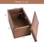 Wood Storage Basket — 9.65" - View 2