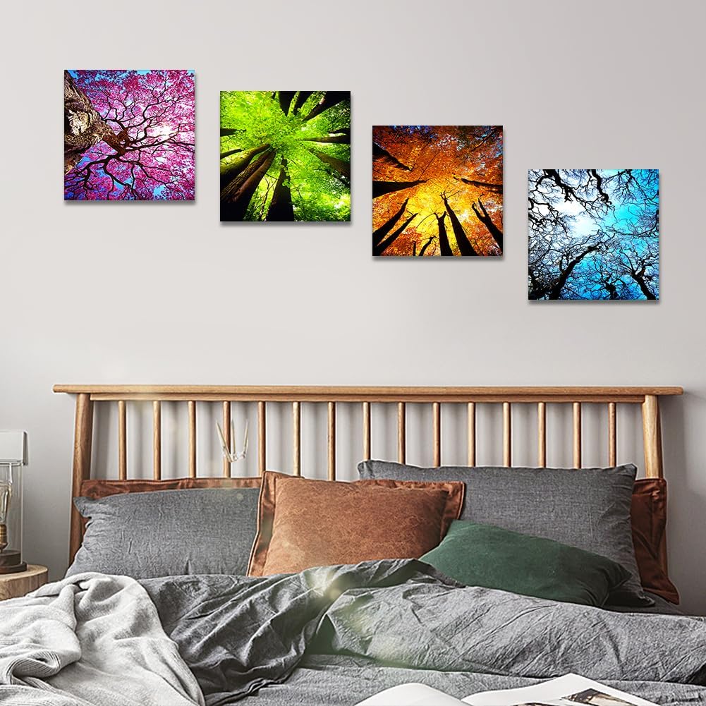 Framed Modern Beige Wall Art — 12" - View 5