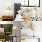 Linen Luxe Black Bedside Lamp - View 5
