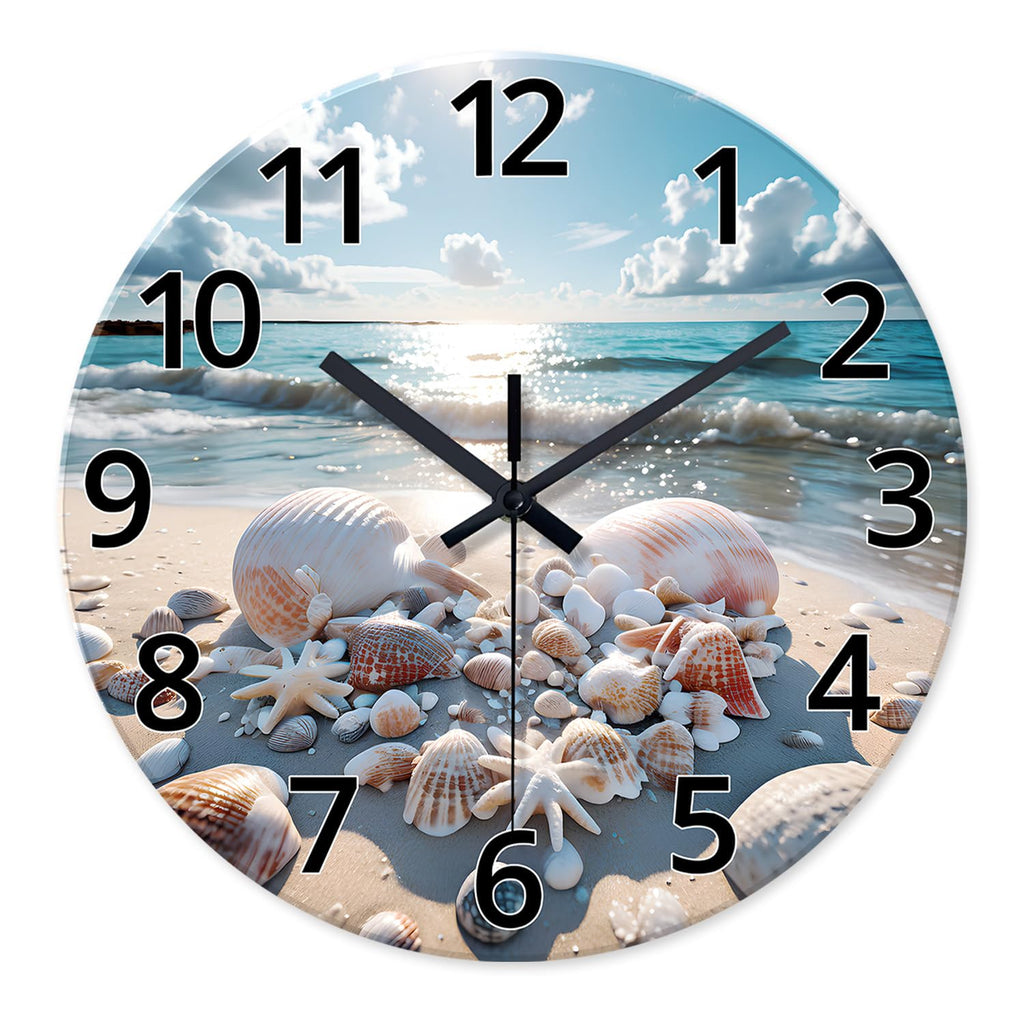 Battery Operated Black Wall Clock — 16"