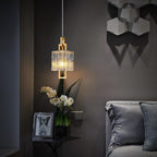 Luxe Black Chandelier — 6" - View 8