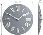 Modern Blue Wall Clock — 12" - View 5