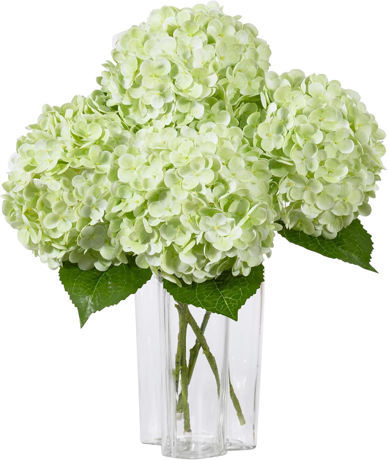 Blue Artificial Flowers — 4pcs