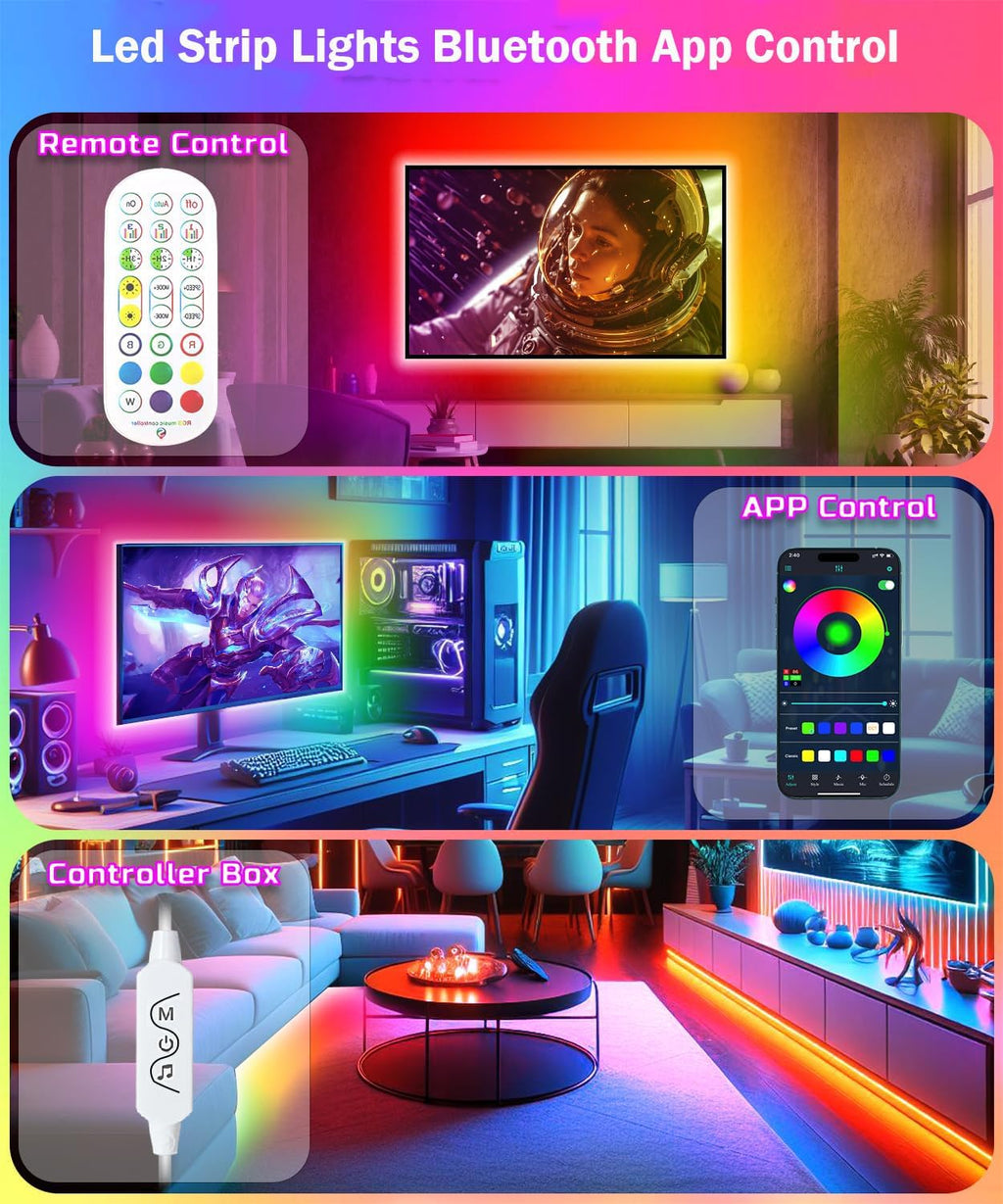 USB Metal LED Strip Lights - View 6