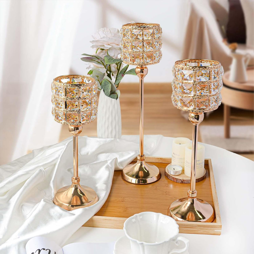 Luxe Gold Candle — Set of 3 - View 7