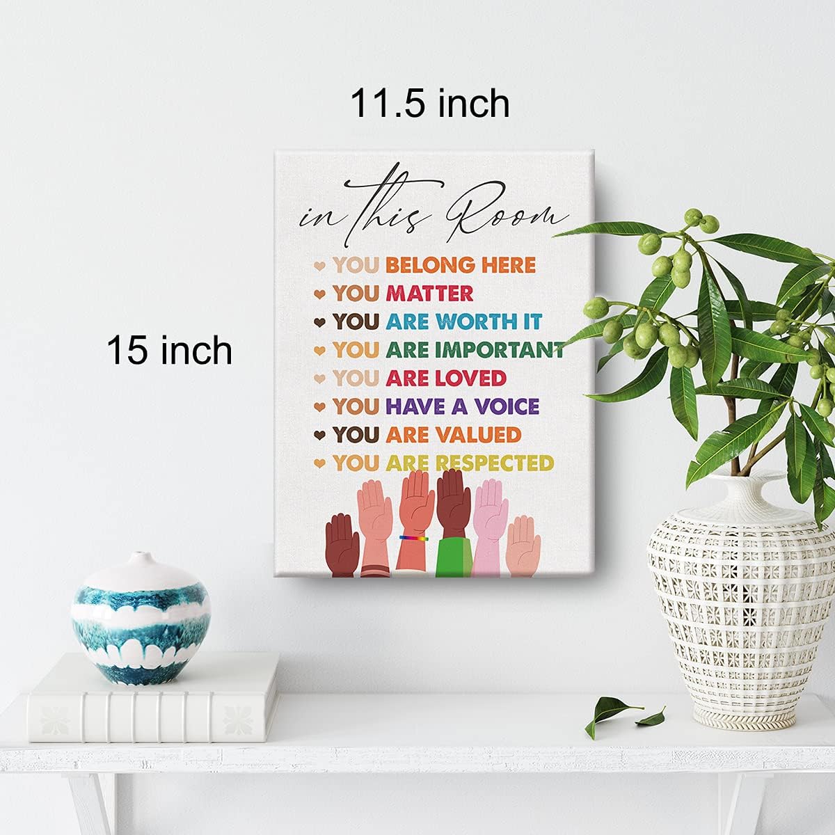 Framed Metal Wall Decor — 15" - View 2